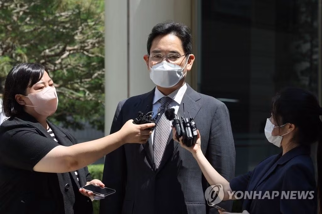 Ông Lee phát biểu ngày 12/8 khi đến hầu tòa tại tòa án trung tâm Seoul. Ảnh: Yonhap