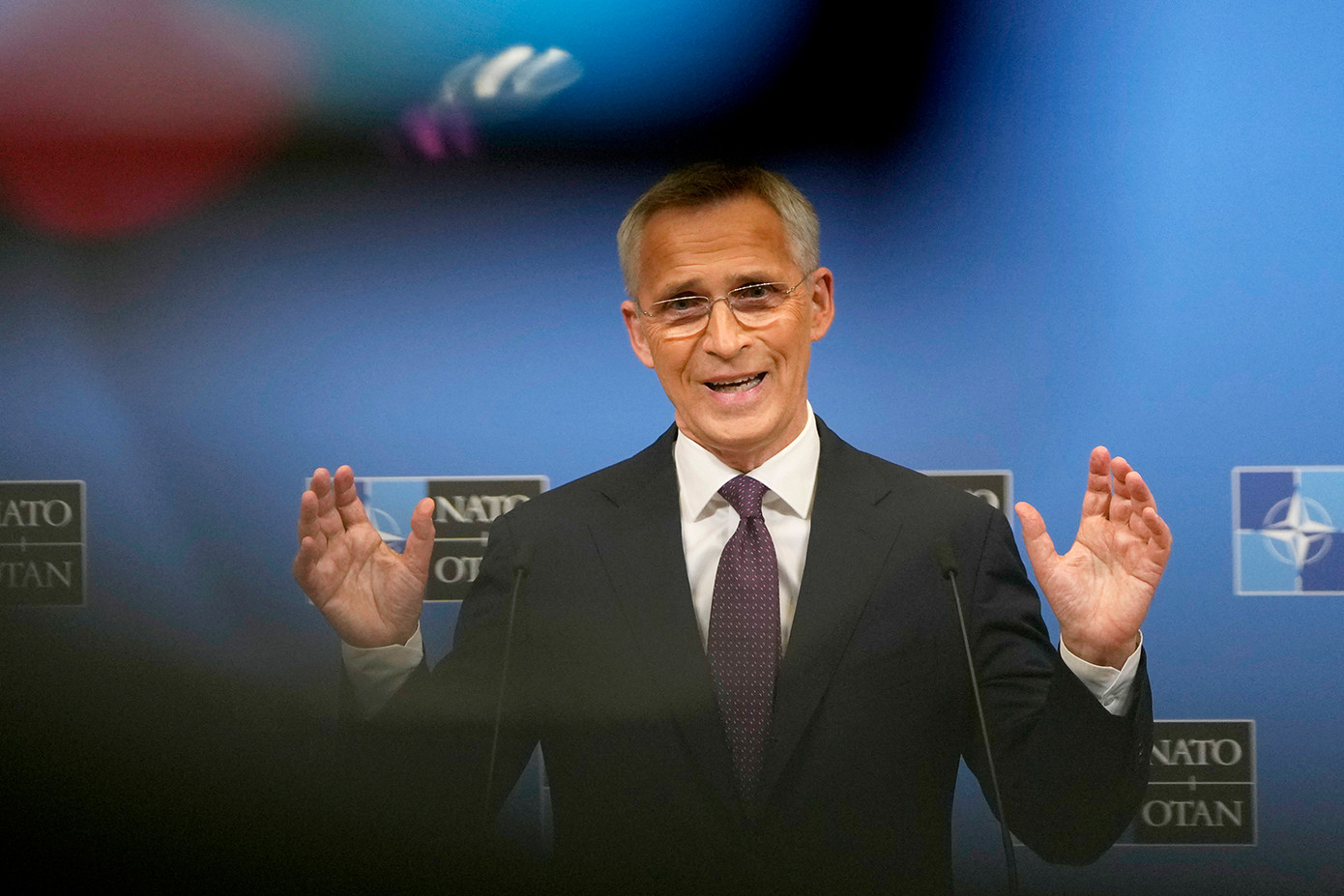 Tổng thư ký NATO Jens Stoltenberg. Ảnh: AP