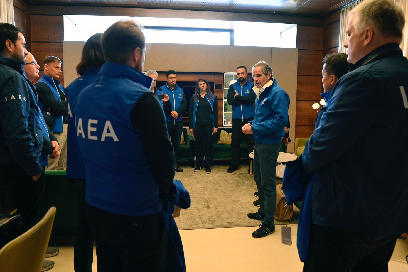 Hình ảnh được Tổng giám đốc IAEA chia sẻ trên Twitter. Ảnh: Twitter