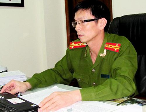 Đại tá Nguyễn Tri Phương: "Âm mưu giết nhiều người của Long là cực kỳ dã man, nguy hiểm và chưa từng có ở Việt Nam". Ảnh: Vũ Mai. Đại tá Nguyễn Tri Phương: