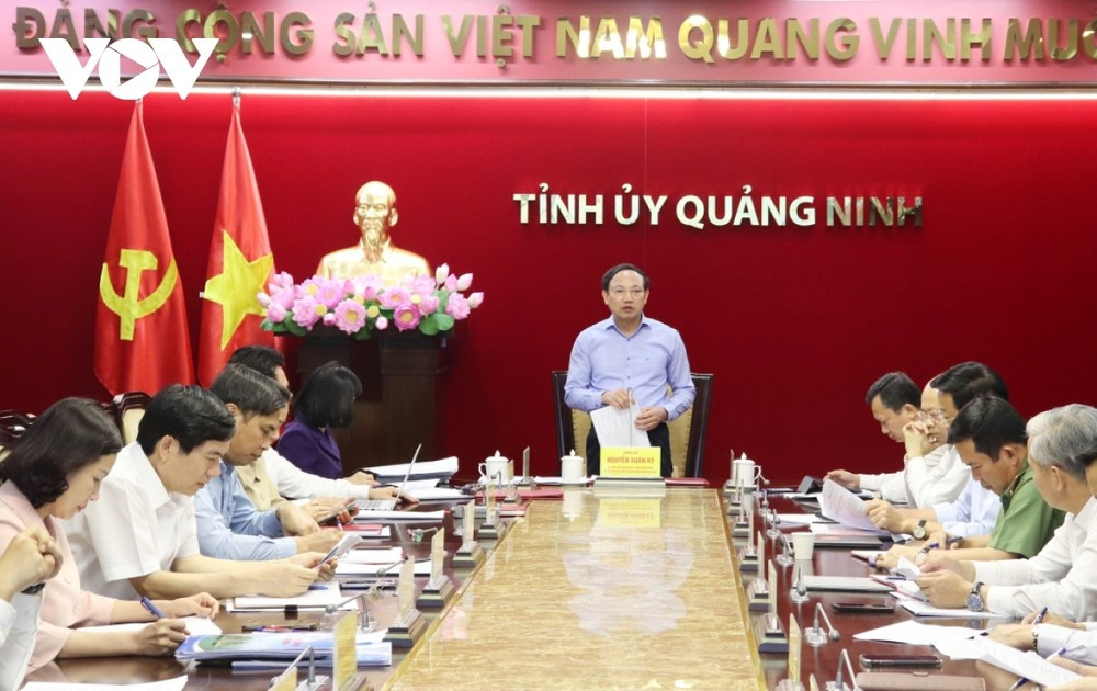 Ban Thường vụ Tỉnh ủy Quảng Ninh họp xem xét, thi hành kỷ luật đảng đối với cán bộ, đảng viên vi phạm. Ảnh: VTC News Ban Thường vụ Tỉnh ủy Quảng Ninh họp xem xét, thi hành kỷ luật đảng đối với cán bộ, đảng viên vi phạm. Ảnh: VTC News