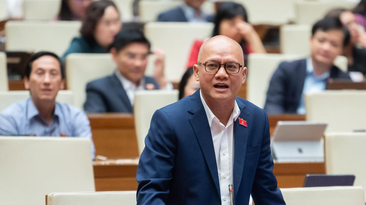 ĐBQH Bế Trung Anh (tỉnh Trà Vinh) Ảnh: Như Ý ĐBQH Bế Trung Anh (tỉnh Trà Vinh) Ảnh: Như Ý