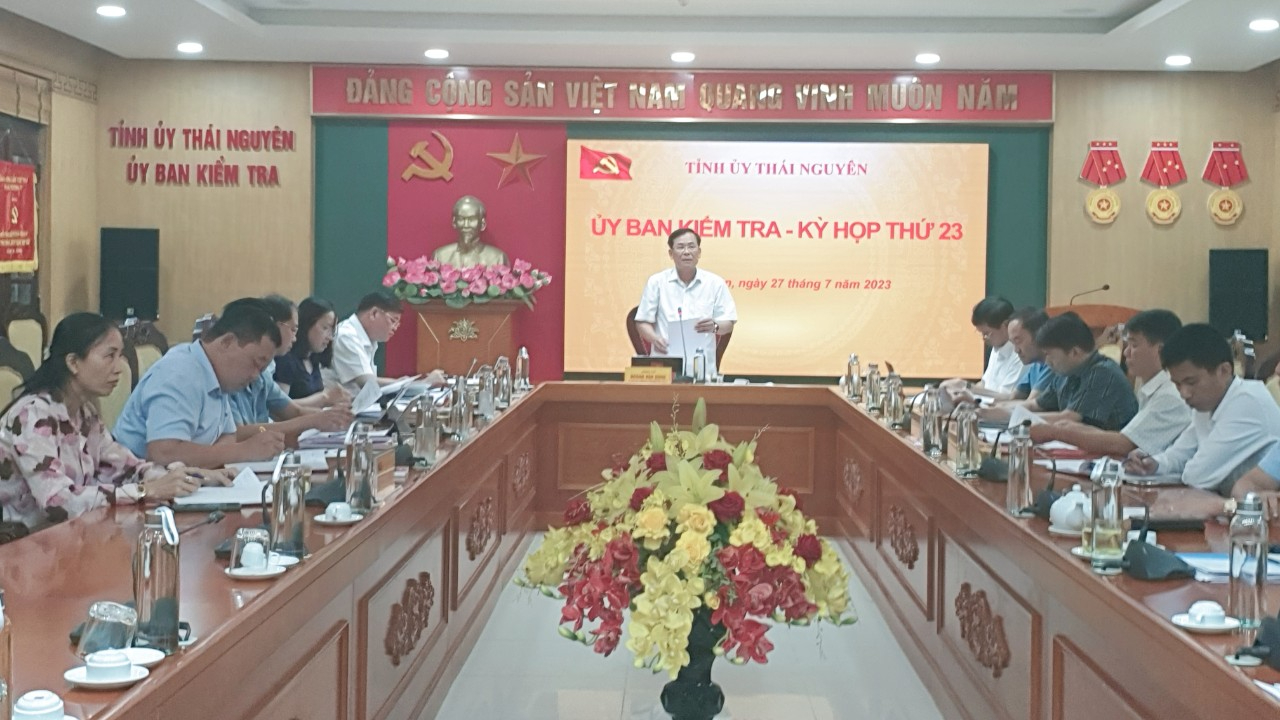 Quang cảnh kỳ họp. Ảnh: Công thông tin điện tử Đảng bộ tỉnh Thái Nguyên Quang cảnh kỳ họp. Ảnh: Công thông tin điện tử Đảng bộ tỉnh Thái Nguyên