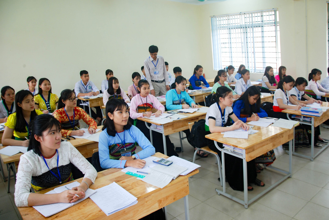 Học sinh Trường THPT Dân tộc Nội trú Ngọc Lặc. Ảnh: Bộ Giáo dục và đào tạo