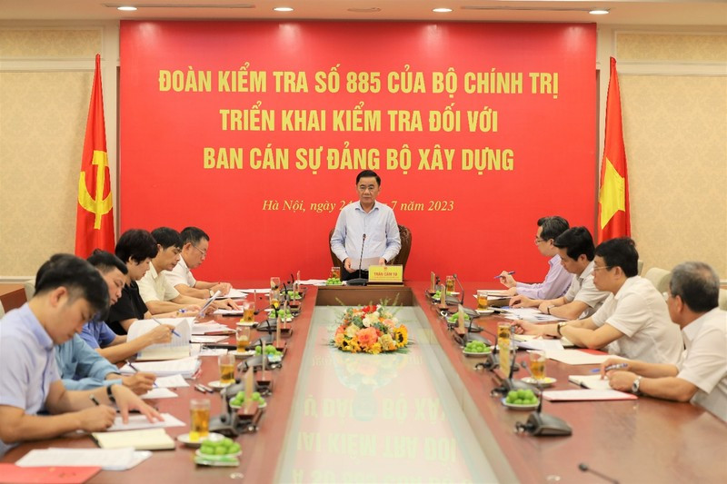 Ông Trần Cẩm Tú, Ủy viên Bộ Chính trị, Bí thư Trung ương Đảng, Chủ nhiệm Ủy ban Kiểm tra Trung ương tại buổi làm việc. (Nguồn: Báo Nhân dân). Ông Trần Cẩm Tú, Ủy viên Bộ Chính trị, Bí thư Trung ương Đảng, Chủ nhiệm Ủy ban Kiểm tra Trung ương tại buổi làm việc. (Nguồn: Báo Nhân dân).