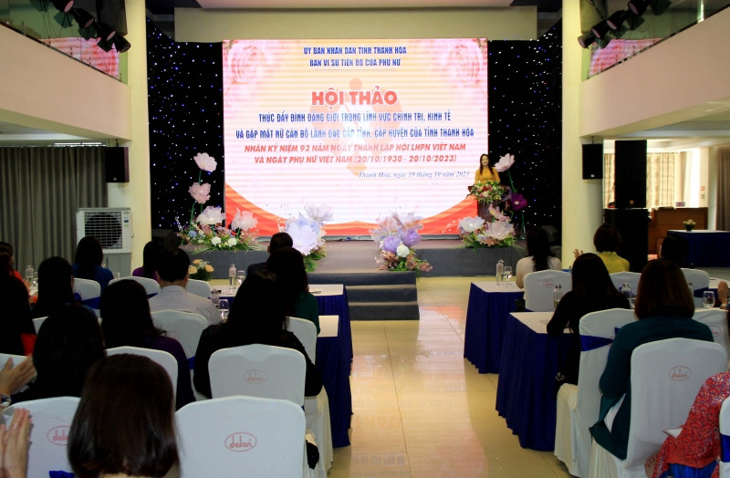 Toàn cảnh hội thảo. Ảnh: Sở LĐ-TB&amp;XH tỉnh Thanh Hóa