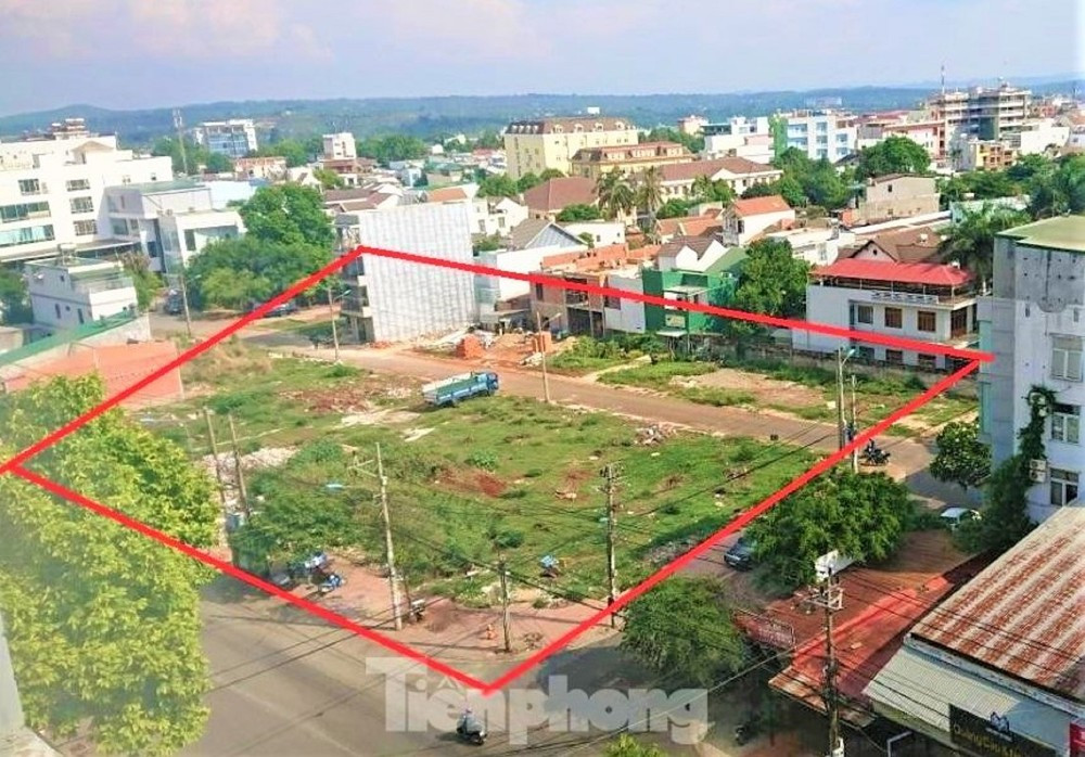 Khu vực đất được giao cho 6 hộ dân