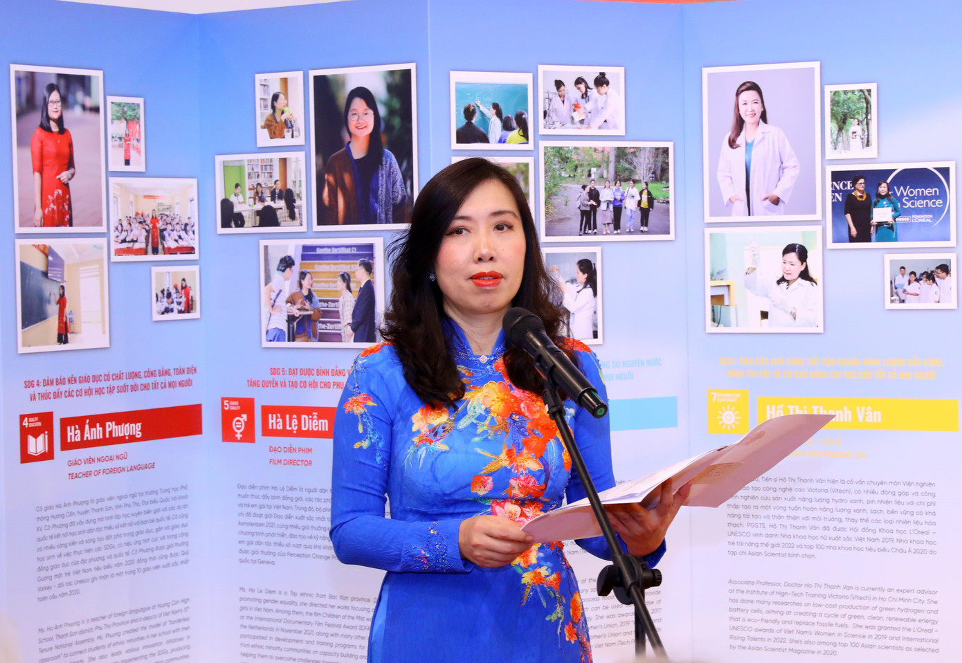 Thứ trưởng Bộ Ngoại giao Lê Thị Thu Hằng phát biểu. Ảnh: TTXVN