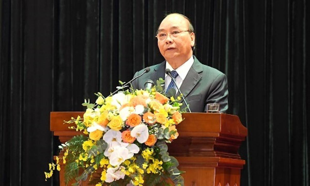 Chủ tịch nước Nguyễn Xuân Phúc phát biểu lại Lễ kỷ niệm 75 năm ngày truyền thống lực lượng An ninh nhân dân.