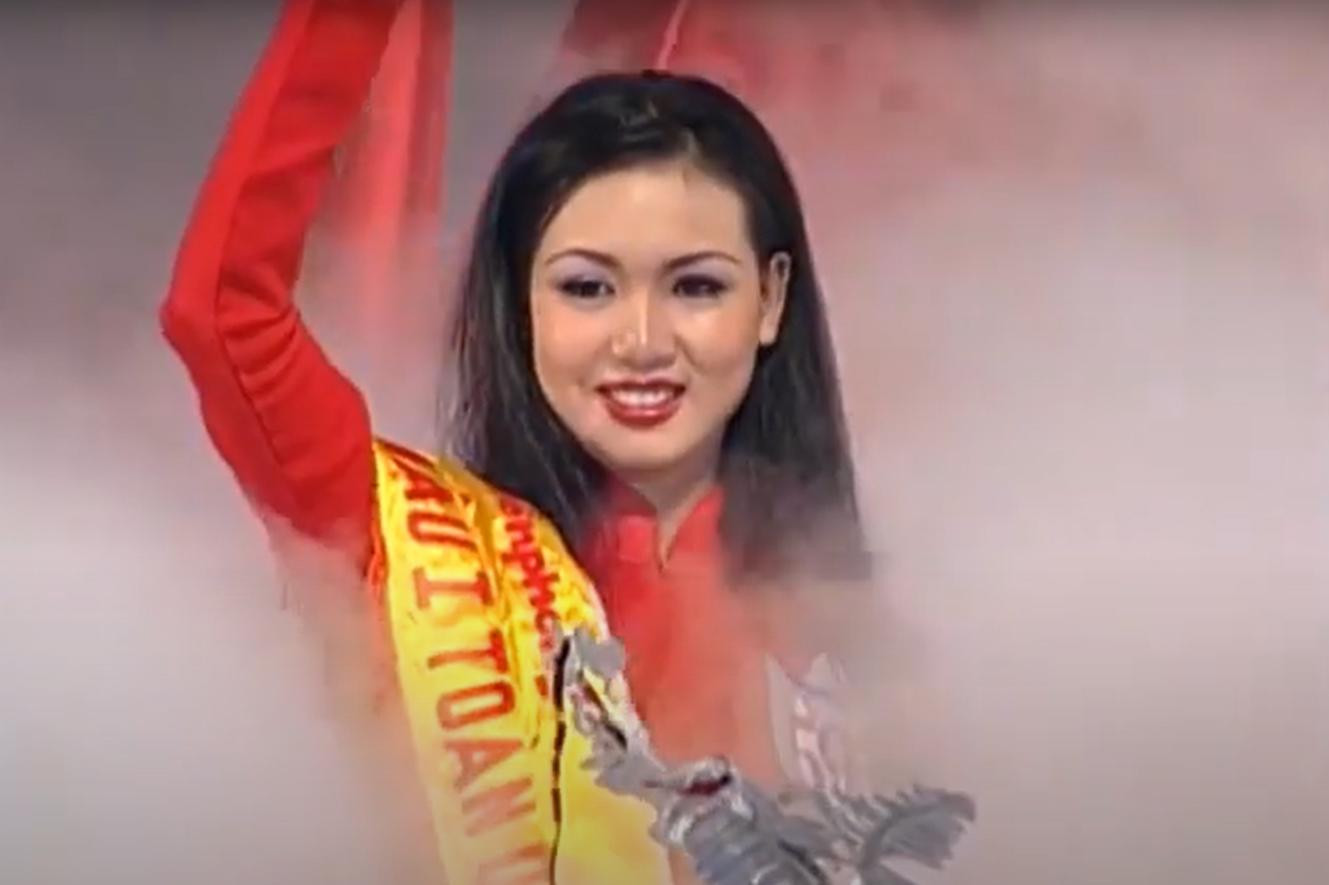 Lê Thanh Nga thời điểm giành ngôi vị Á hậu 1. Lê Thanh Nga thời điểm giành ngôi vị Á hậu 1.