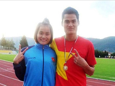 Hai anh em Quách Công Lịch và Quách Thị Lan. Ảnh: KL