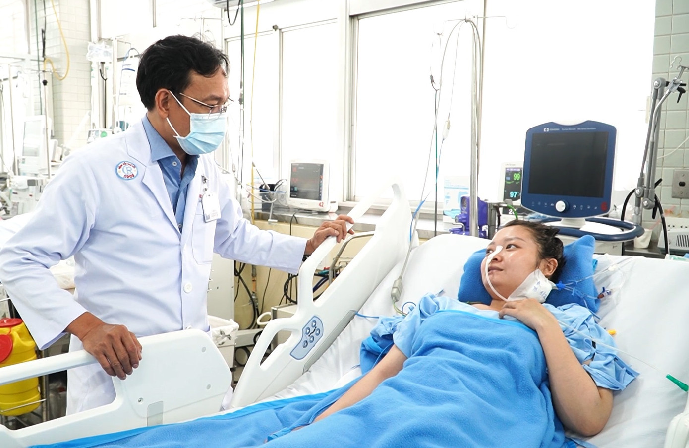 Nỗ lực của các bác sĩ đã giúp mẹ con thai phụ vượt qua được nguy kịch Nỗ lực của các bác sĩ đã giúp mẹ con thai phụ vượt qua được nguy kịch