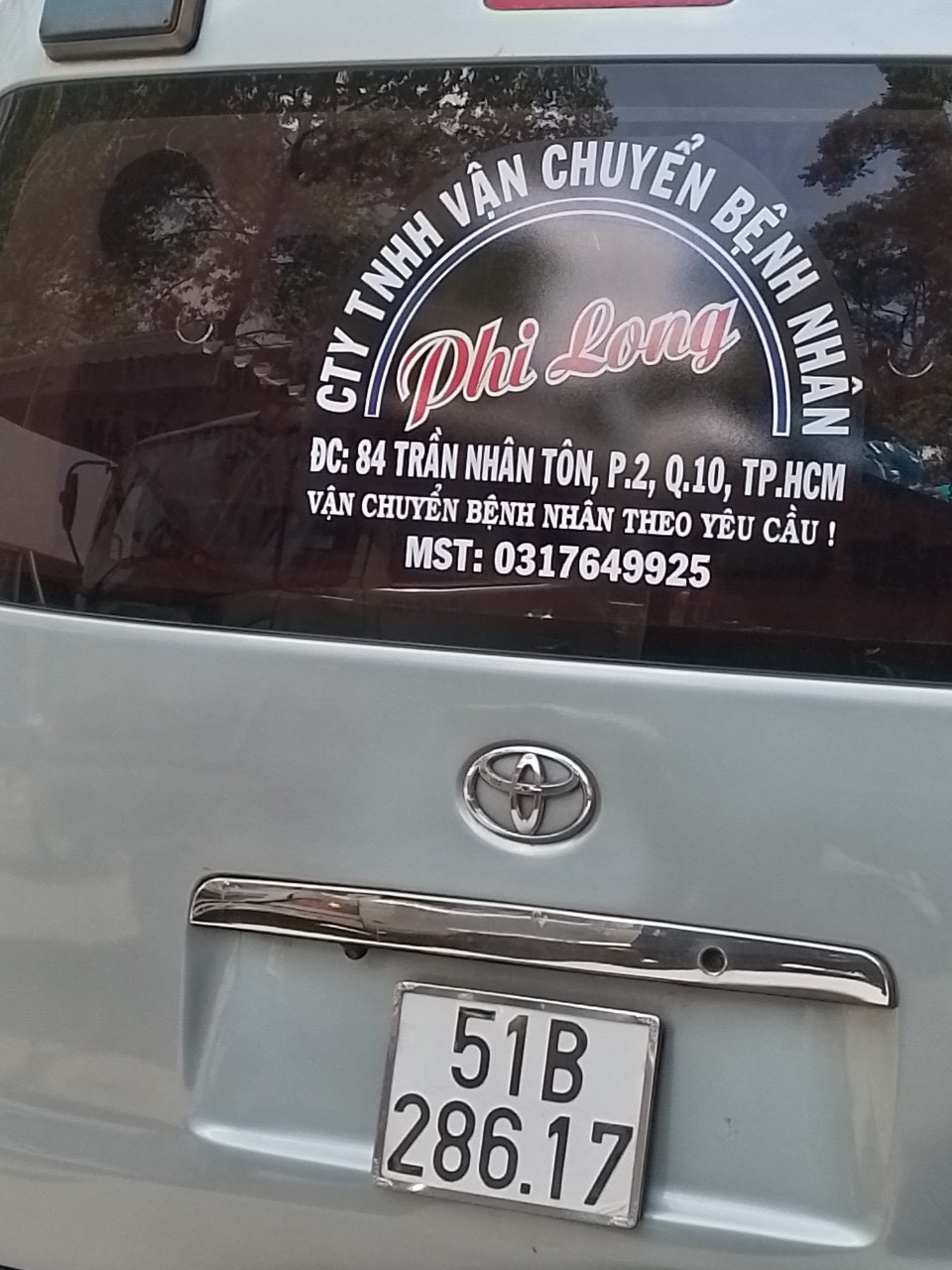 Sở Y tế xác định Công ty vận chuyển bệnh nhân Phi Long chưa được cấp phép hoạt động Sở Y tế xác định Công ty vận chuyển bệnh nhân Phi Long chưa được cấp phép hoạt động