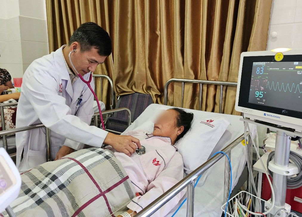 Sau can thiệp, sức khỏe của bệnh nhân đã bình phục tốt