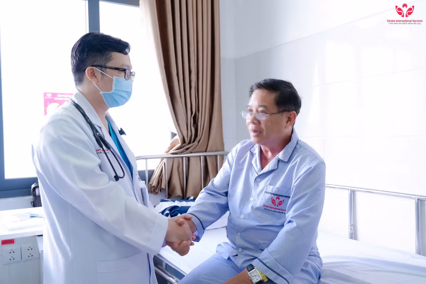 Sau can thiệp, sức khỏe của người đàn ông Việt kiều Mỹ đang bình phục tốt