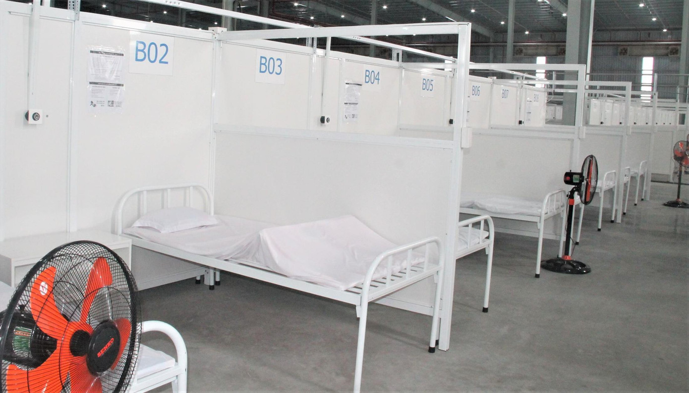 Bình Dương giải thể khu điều trị, bệnh viện dã chiến. Ảnh: H.C