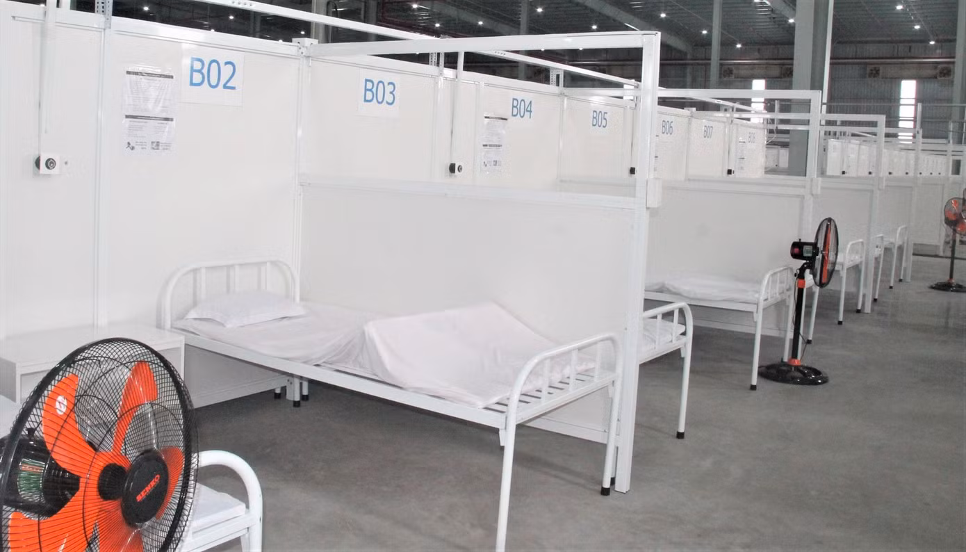 Bình Dương giải thể khu điều trị, bệnh viện dã chiến. Ảnh: H.C