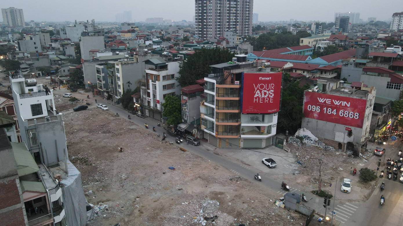 Nhiều dự án giải phóng mặt bằng gặp khó khăn trong vấn đề xác định giá đất sát giá thị trường. Ảnh: Như Ý