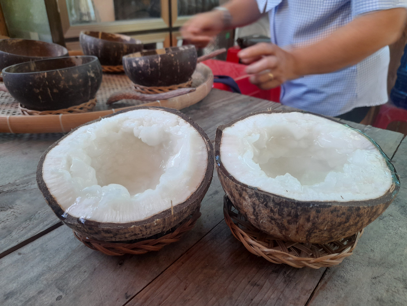 Đặc sản dừa sáp Trà Vinh