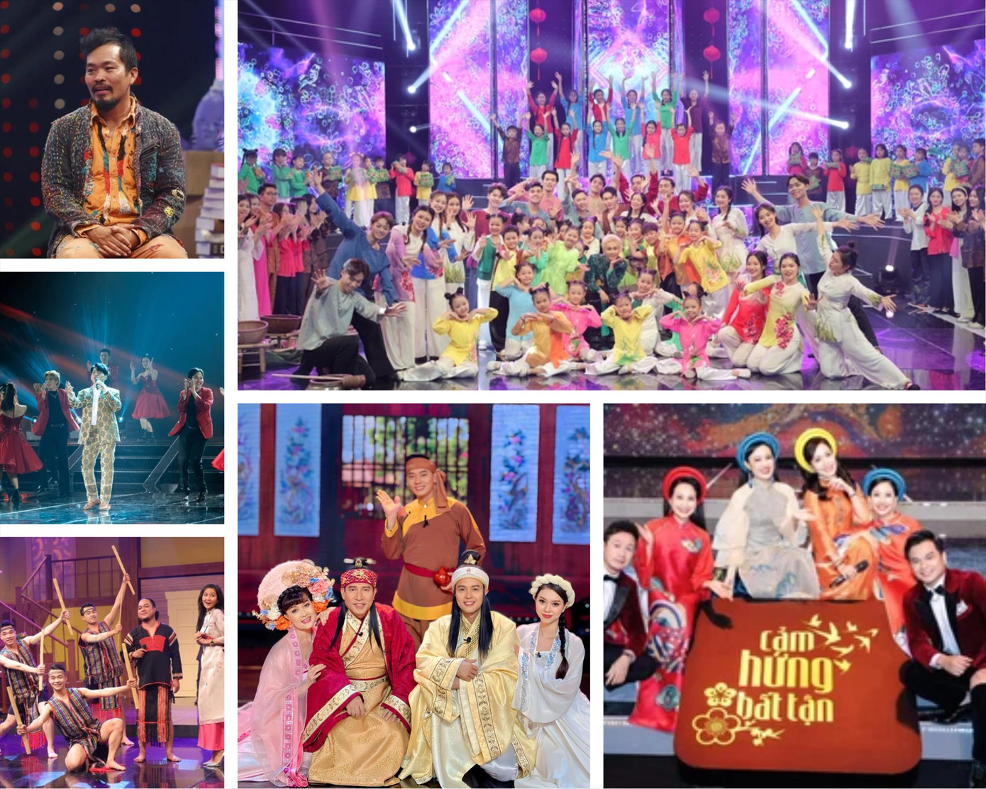 Các chương trình giải trí trên truyền hình đa dạng, hứa hẹn mang đến cho khán giả một mùa Tết rộn ràng, vui tươi