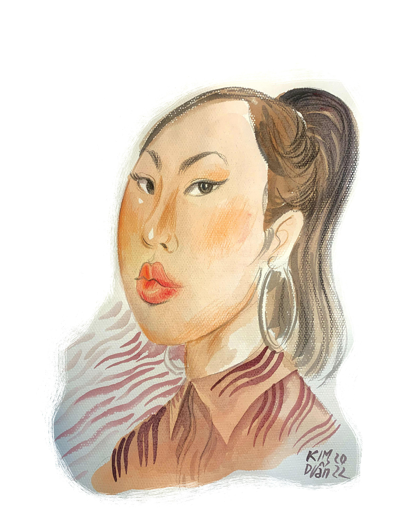 Nguyễn Phan Thảo Ðan. Tranh: Kim Duẩn