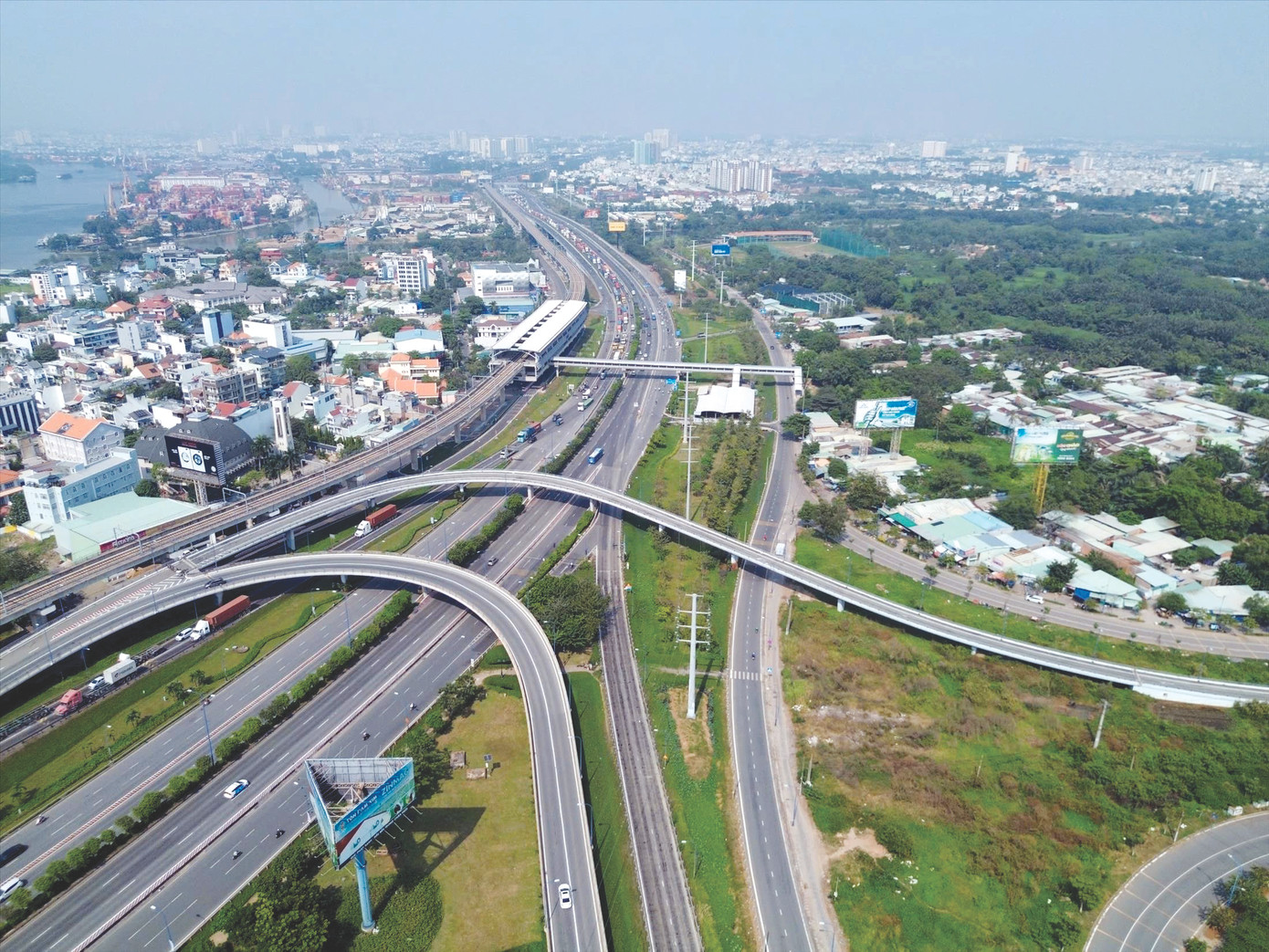 Khu vực nhà ga Rạch Chiếc ở cửa ngõ phía Đông TPHCM. Ảnh: Hữu Huy