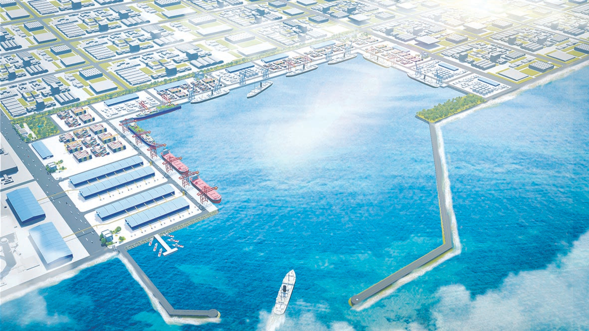 Dự án cảng nước sâu Mỹ Thủy có thể tiếp nhận tàu hàng trọng tải lên đến 100.000 tấn Dự án cảng nước sâu Mỹ Thủy có thể tiếp nhận tàu hàng trọng tải lên đến 100.000 tấn