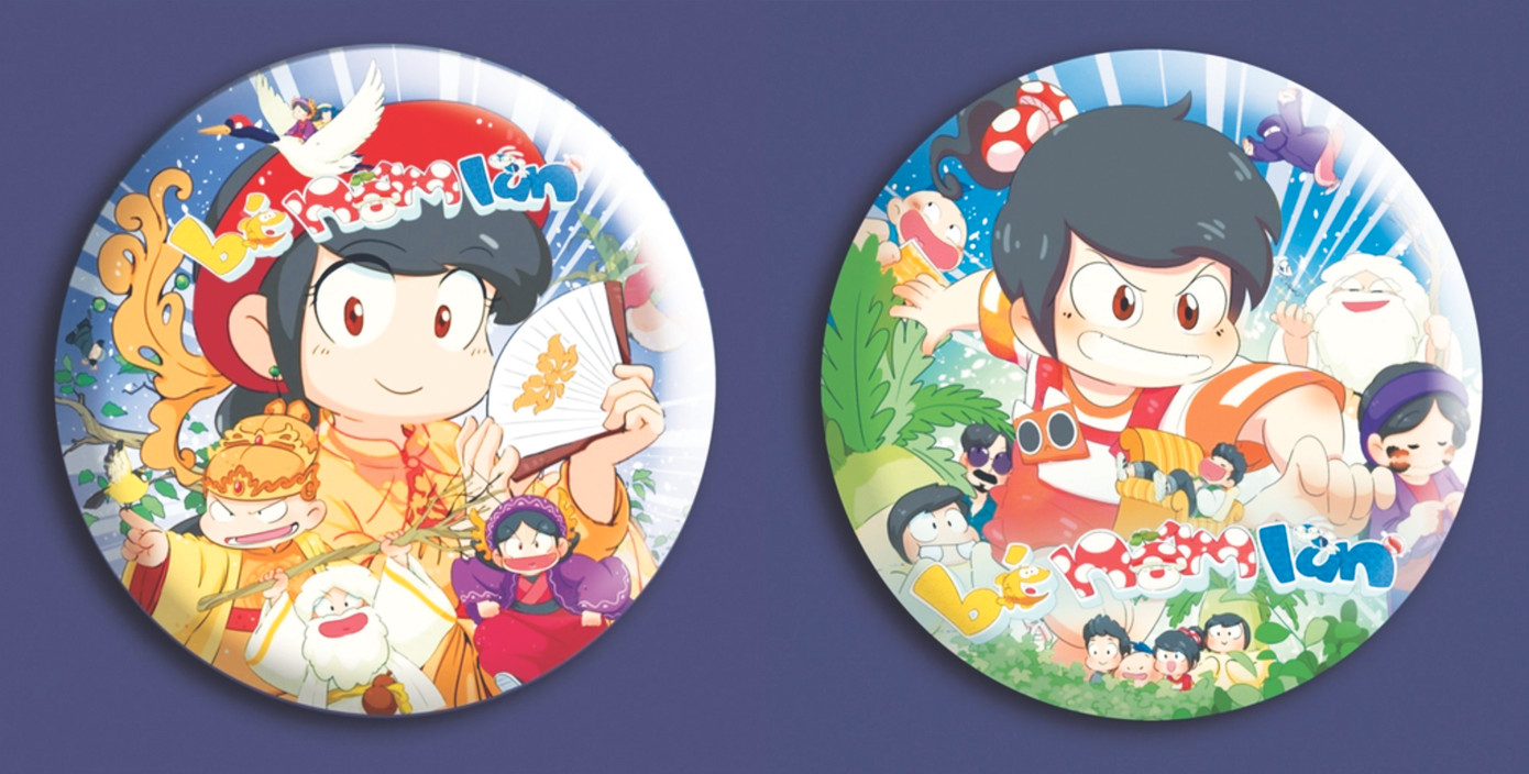 Các huy hiệu tặng kèm khi mua số đặc biệt