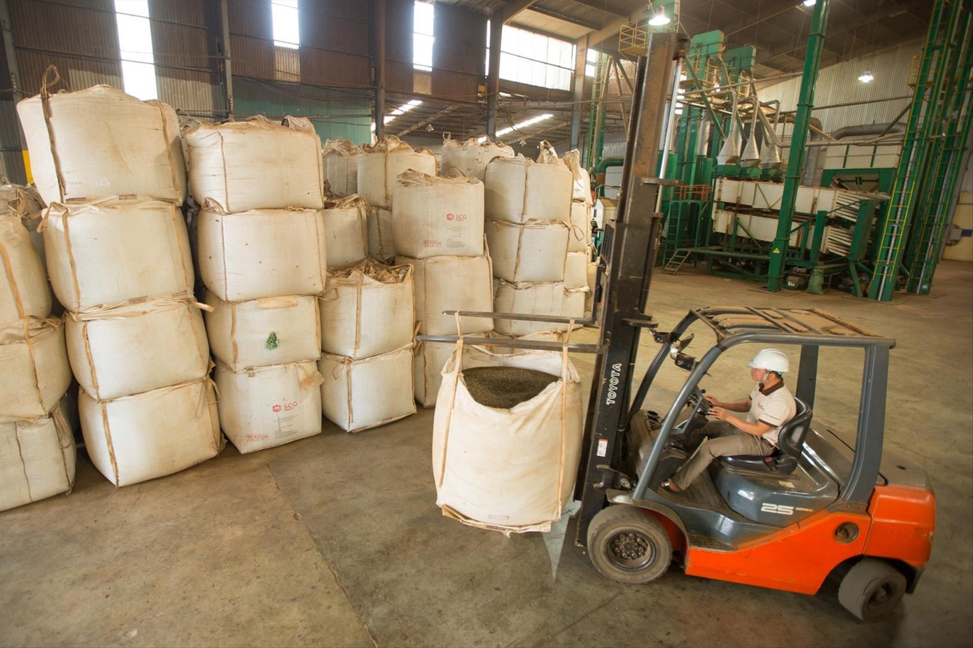 Chế biến cà phê xuất khẩu tại Công ty Vĩnh Hiệp. Ảnh: Phục Lễ Chế biến cà phê xuất khẩu tại Công ty Vĩnh Hiệp. Ảnh: Phục Lễ