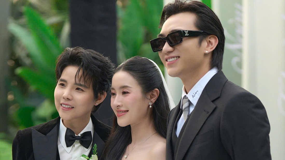 Soobin Hoàng Sơn (đeo kính) góp mặt trong đám cưới Vũ Cát Tường - Thu Trang