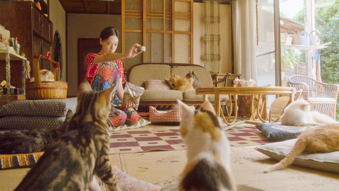 Cuộc sống đời thường của Sayoko và những chú mèo của cô, trong phim Rent-a-Cat