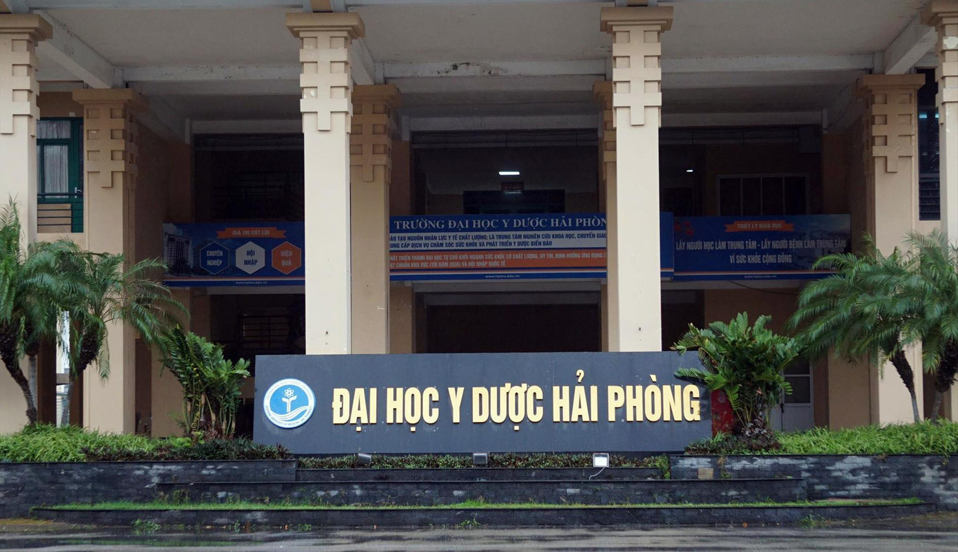 Trường Đại học Y Dược Hải Phòng. Ảnh: Nguyễn Hoàn Trường Đại học Y Dược Hải Phòng. Ảnh: Nguyễn Hoàn