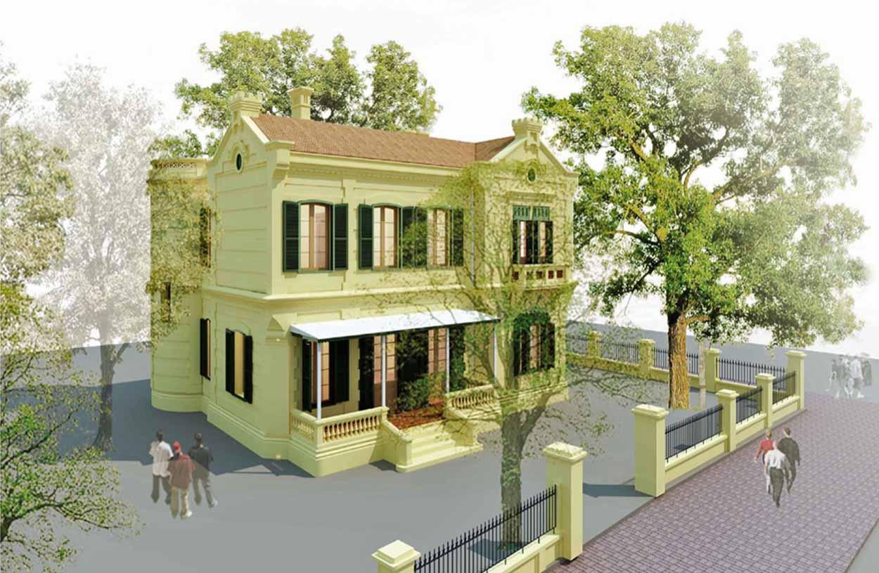 Hồi sinh biệt thự Pháp trăm tuổi giữa lòng Hà Nội ảnh 2