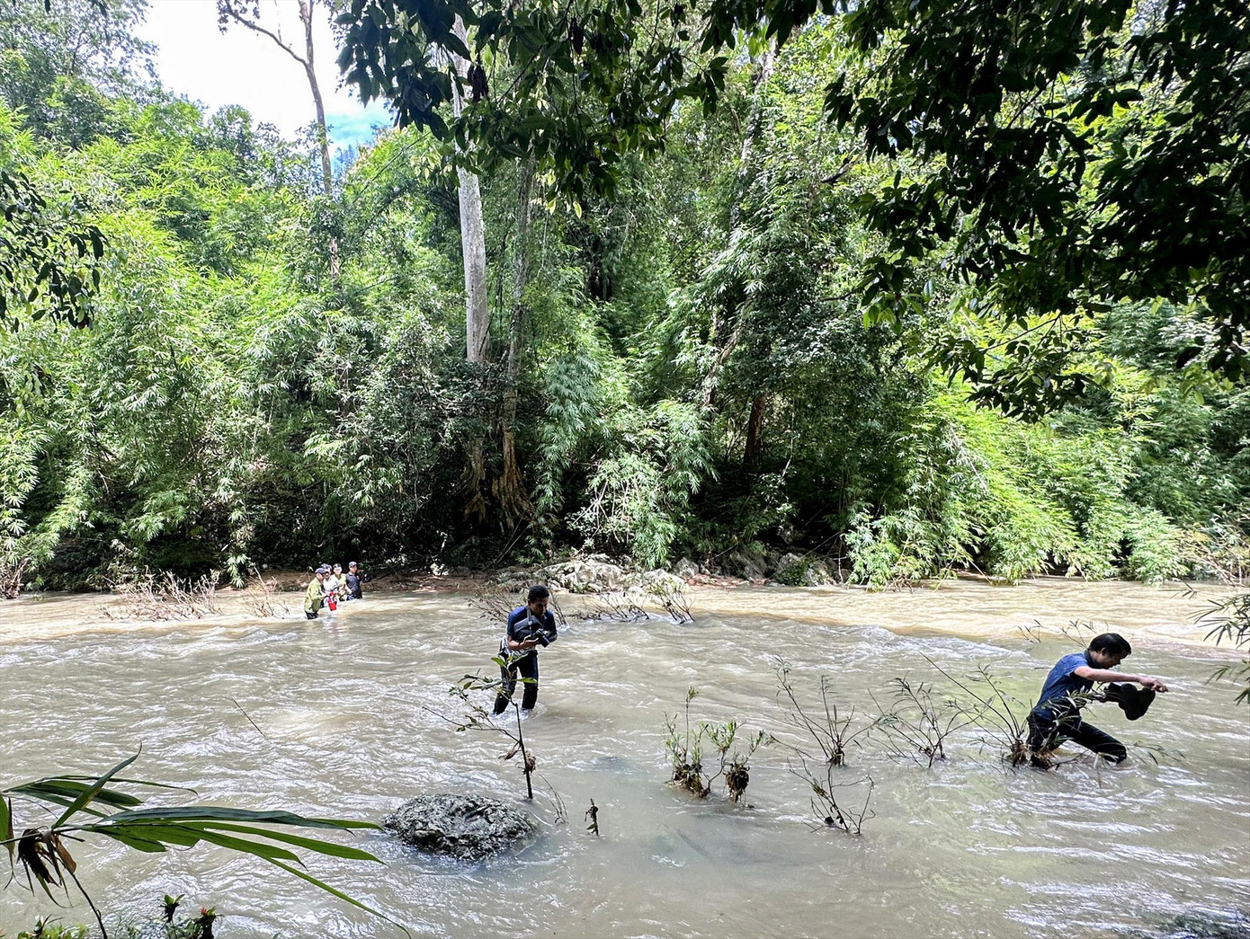 Khu vực sông Bà Bích - nơi chặn dòng làm hồ chứa nước Ka Pét. Ảnh: C.H