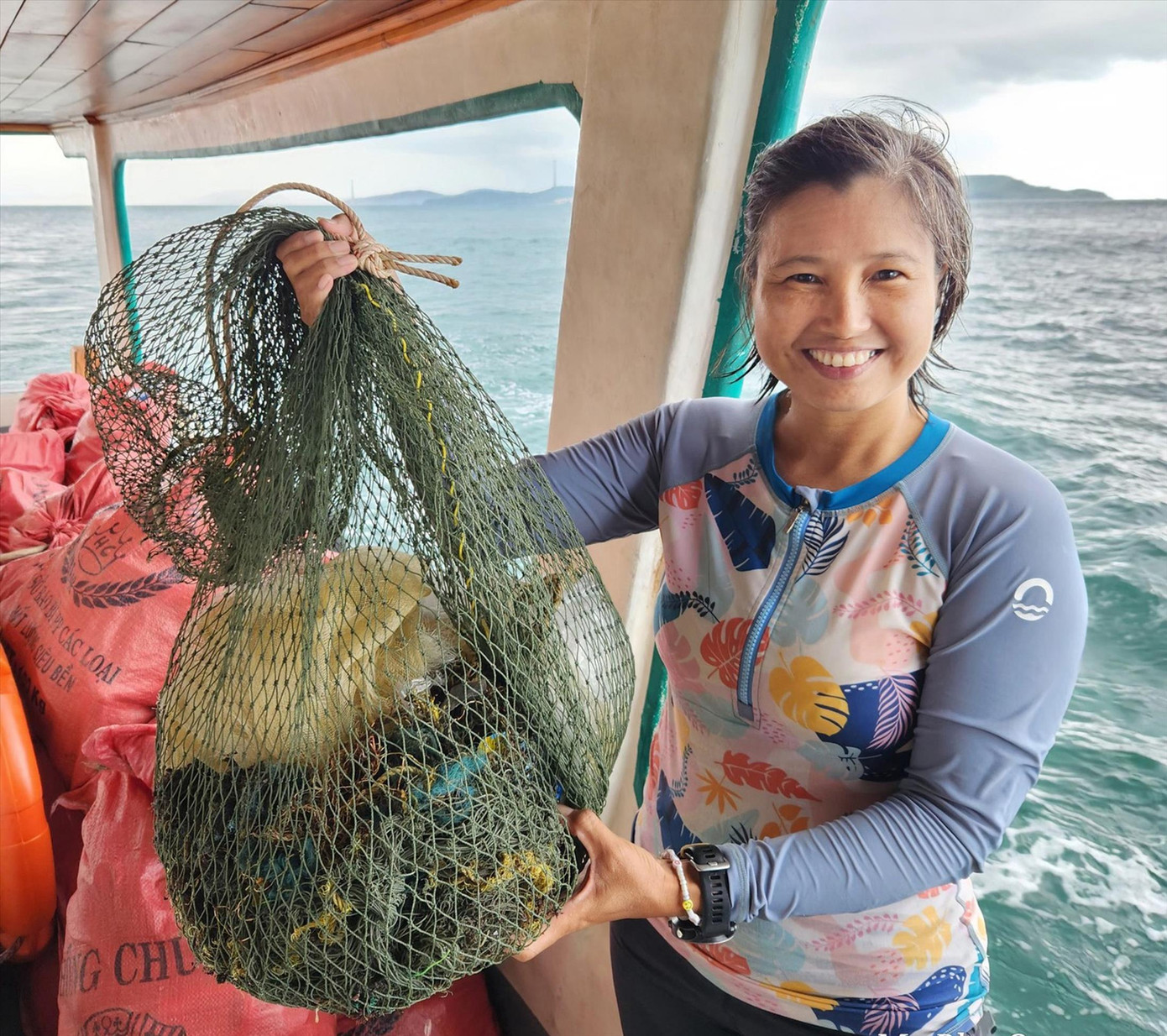 Tình nguyện viên Thu Hương