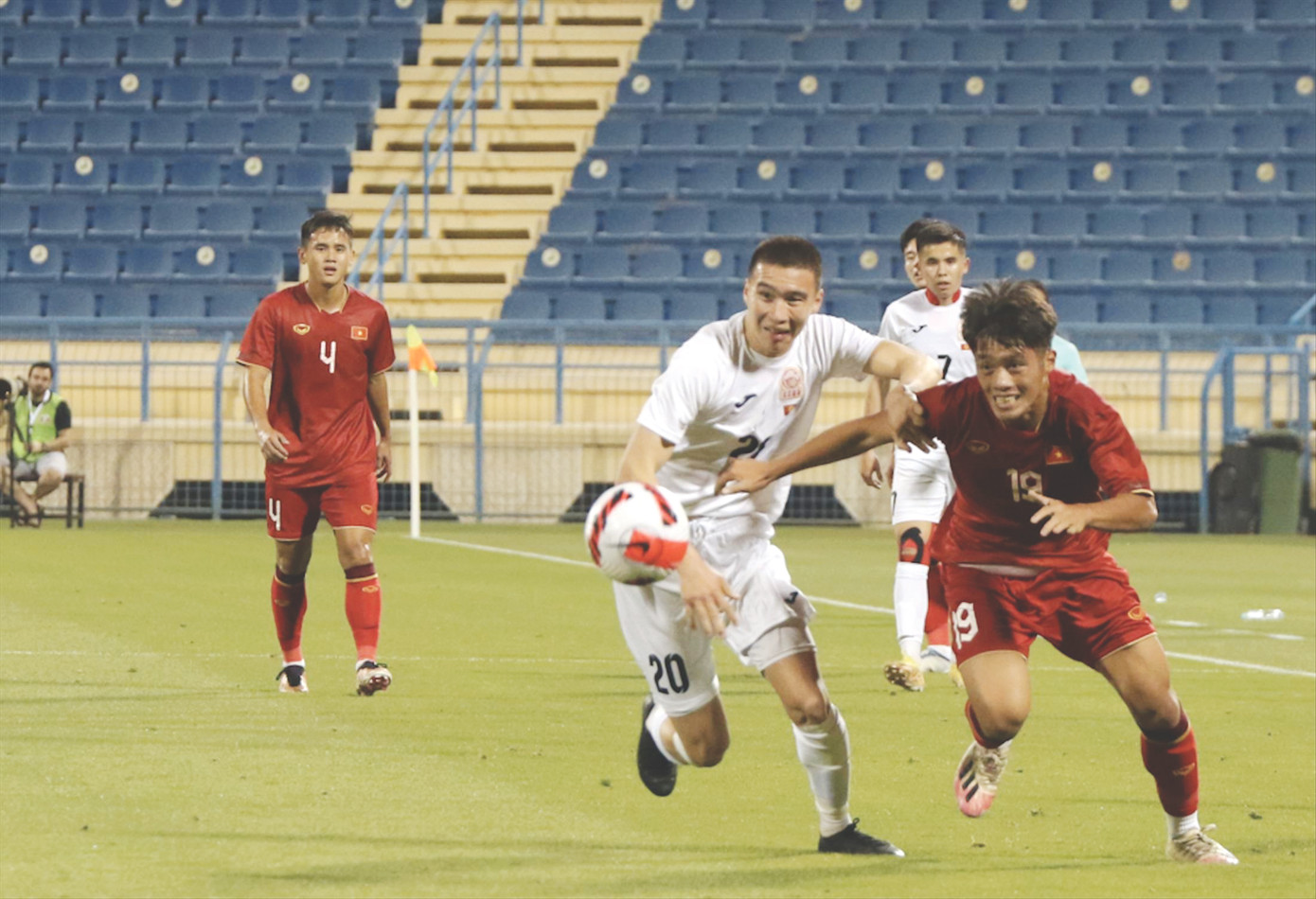 U22 Việt Nam sẽ đối diện áp lực lớn tại SEA Games 32. Ảnh: Anh Đoàn U22 Việt Nam sẽ đối diện áp lực lớn tại SEA Games 32. Ảnh: Anh Đoàn