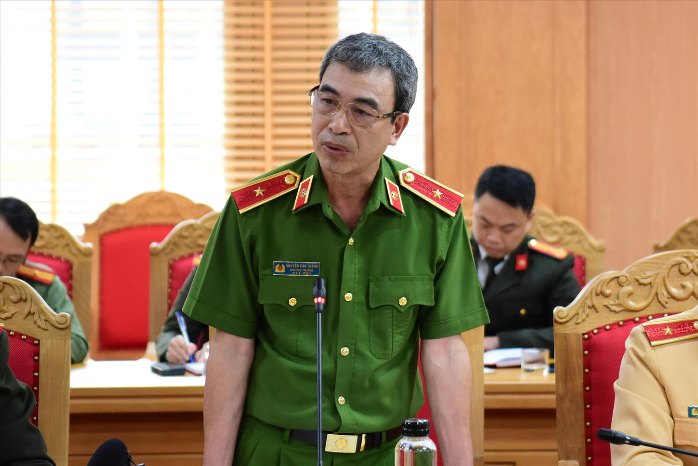 Thiếu tướng Nguyễn Văn Thành, Phó cục trưởng C03, Bộ Công an. Ảnh: Đ.H Thiếu tướng Nguyễn Văn Thành, Phó cục trưởng C03, Bộ Công an. Ảnh: Đ.H