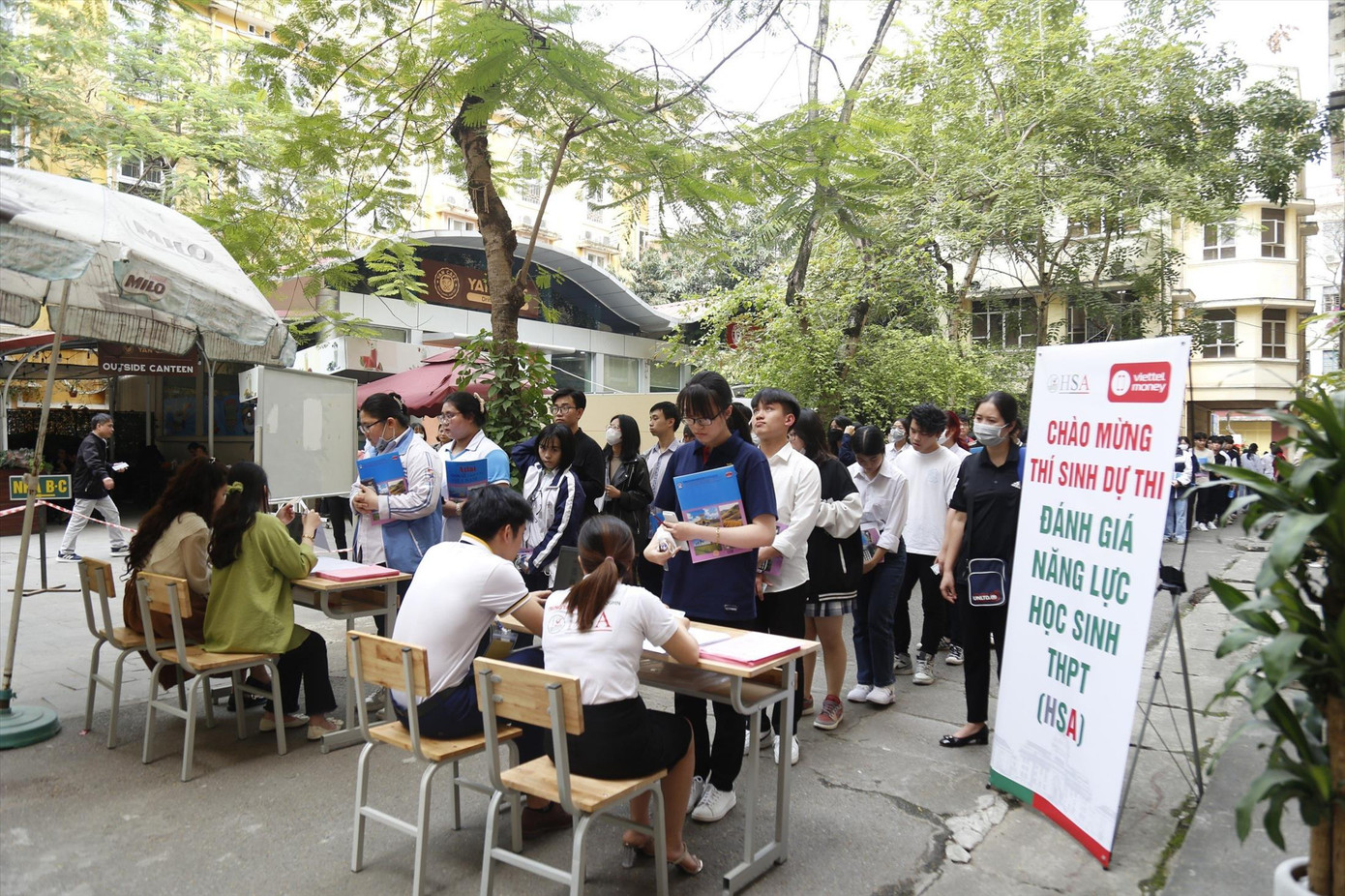 Thí sinh dự thi đánh giá năng lực năm 2023. Ảnh: Diệp An