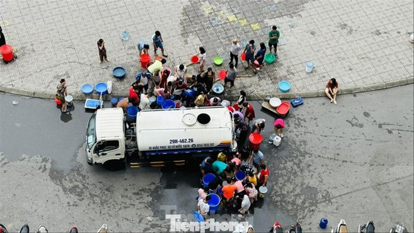 KĐT Thanh Hà mất nước trong nhiều ngày cuối năm 2023 KĐT Thanh Hà mất nước trong nhiều ngày cuối năm 2023