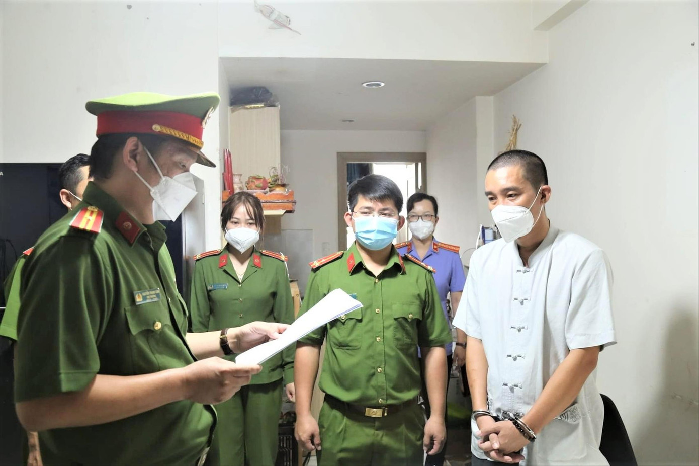 Ông Ðặng Văn Chuyền, Giám đốc Công ty Cổ phần Xây dựng Thương mại Dịch vụ Phước Ðiền bị khởi tố bắt tạm giam. Ảnh: H.C