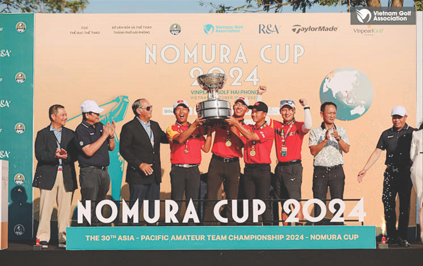 Việt Nam lần đầu vô địch giải đồng đội châu Á - Thái Bình Dương. Ảnh: VGA