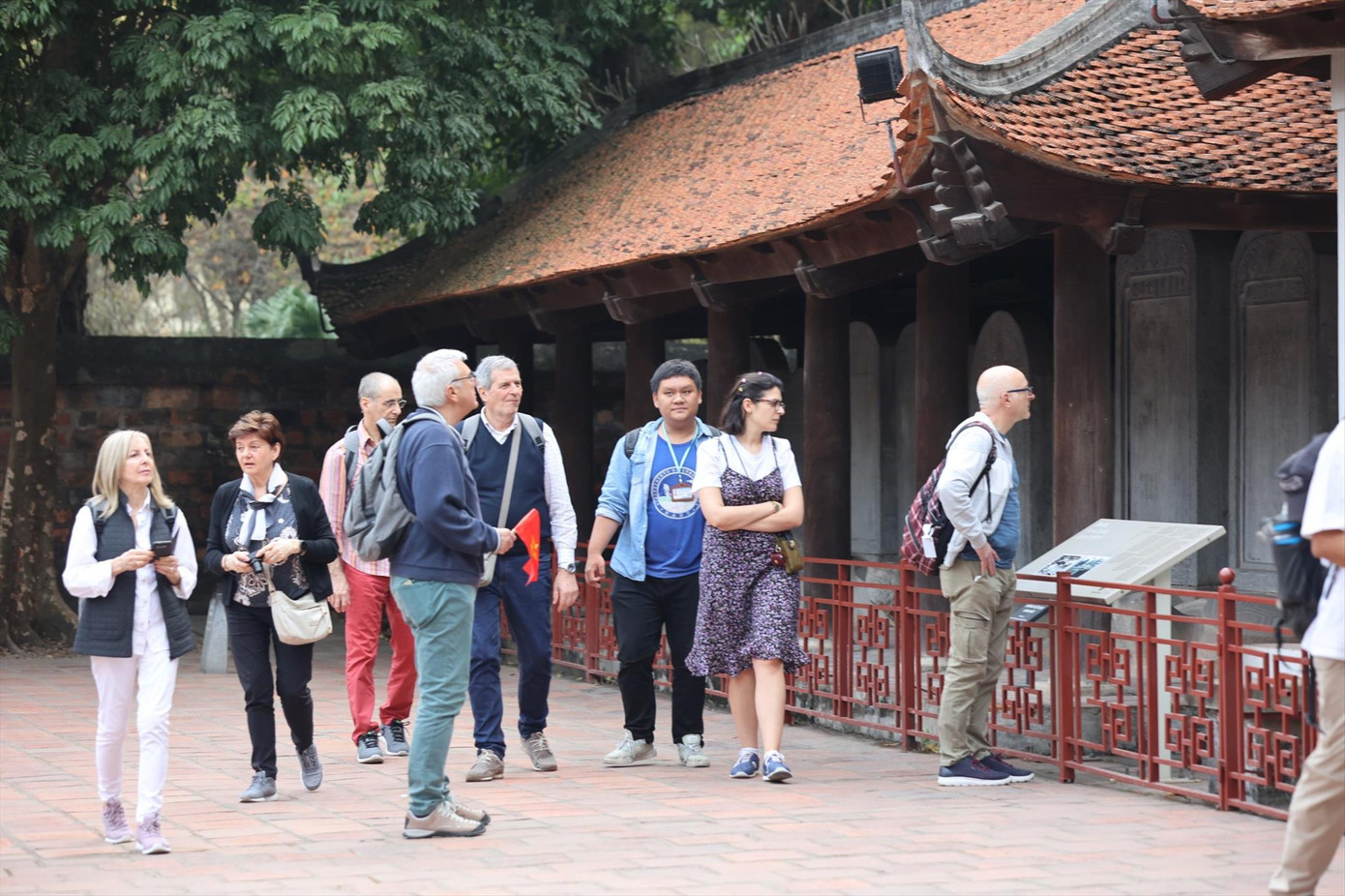 Trong tháng 9/2023, Việt Nam đón trên 1 triệu lượt khách quốc tế. Ảnh: NHƯ Ý Trong tháng 9/2023, Việt Nam đón trên 1 triệu lượt khách quốc tế. Ảnh: NHƯ Ý