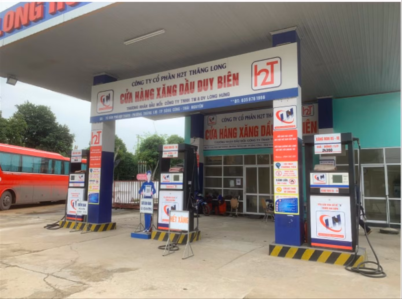Cây xăng ở Thái Nguyên bị lực lượng chức năng phát hiện ngừng bán hàng không thông báo với cơ quan chức năng