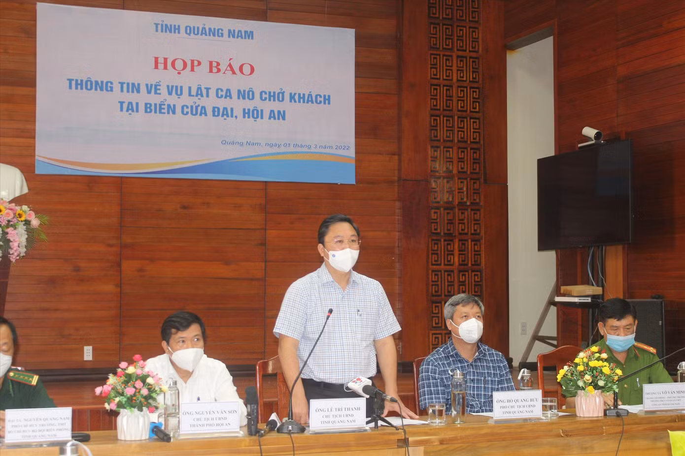 Quảng Nam họp báo thông tin vụ lật ca nô 17 người chết Quảng Nam họp báo thông tin vụ lật ca nô 17 người chết