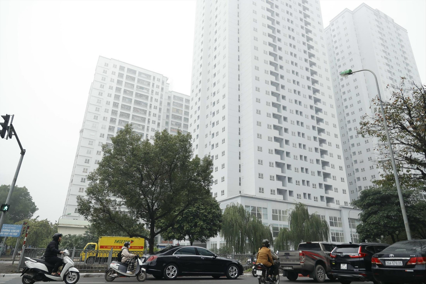 Giá chung cư ở Hà Nội đang tăng vì khan hiếm. Ảnh: PV Giá chung cư ở Hà Nội đang tăng vì khan hiếm. Ảnh: PV