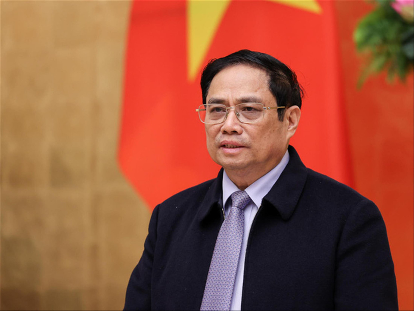 Thủ tướng Chính phủ Phạm Minh Chính phát biểu tại cuộc họp. Ảnh: NB