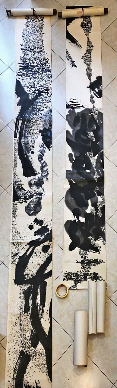 Một số tác phẩm thư pháp của Lê Quốc Việt