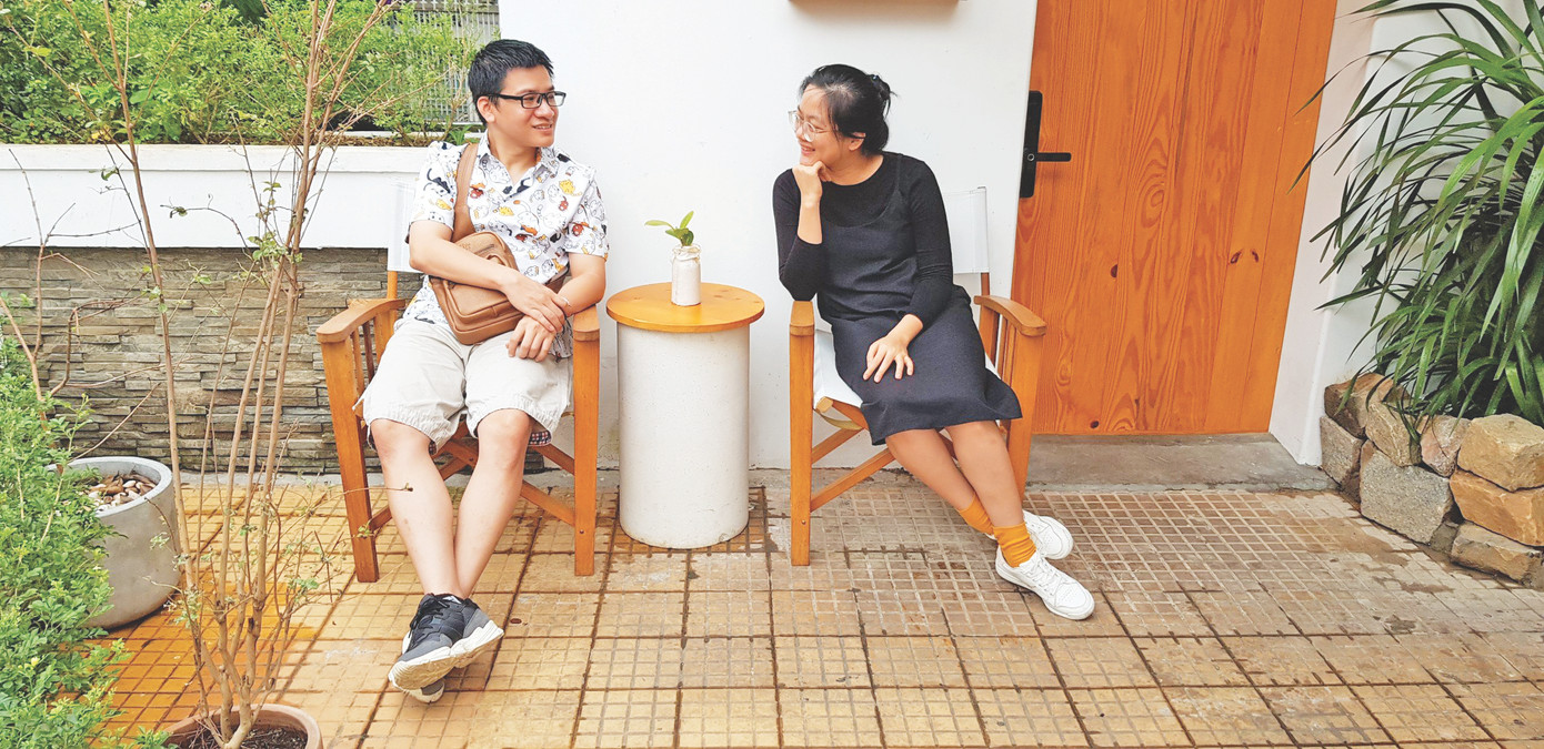 Bộ đôi tác giả Nhựt Hoàng+ gồm Nguyễn Thị Minh Nhựt và Trần Hoàng