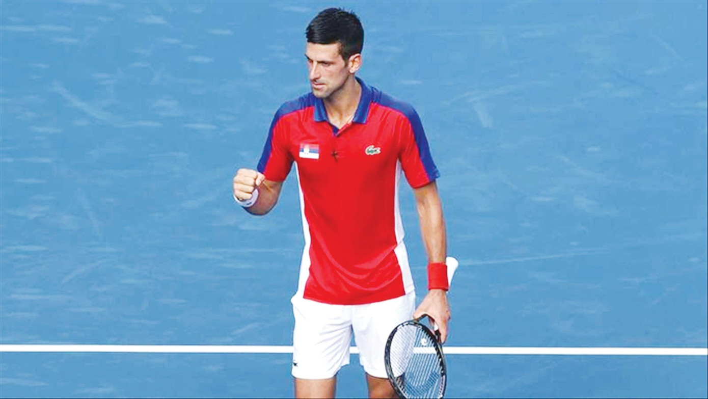Tay vợt số 1 thế giới người Serbia Novak Djokovic