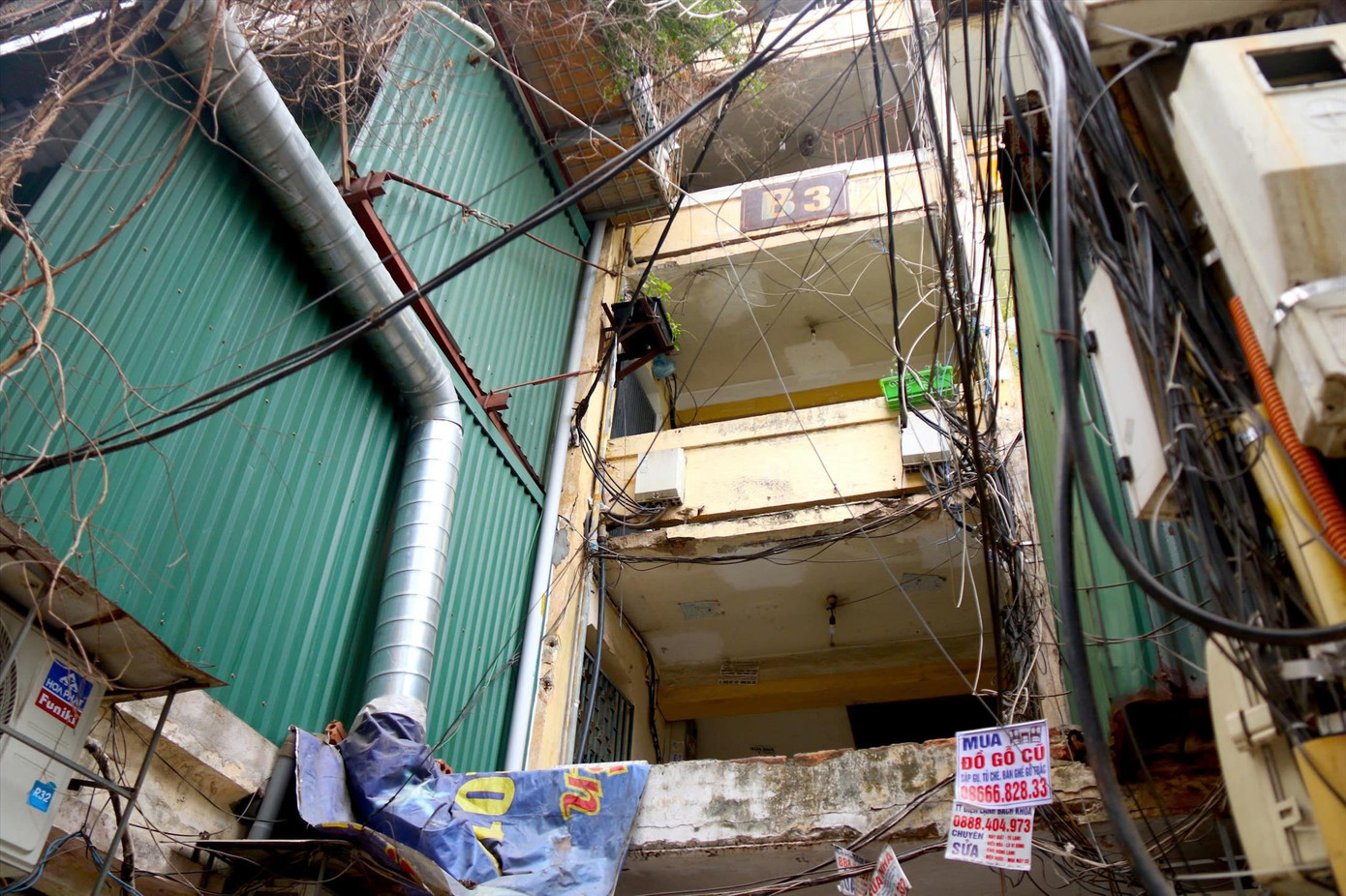 Khu tập thể Trung Tự, Kim Liên, Khương Thượng tại quận Đống Đa được đề xuất xây dựng lên 48 tầng. Ảnh: Phùng Linh Khu tập thể Trung Tự, Kim Liên, Khương Thượng tại quận Đống Đa được đề xuất xây dựng lên 48 tầng. Ảnh: Phùng Linh